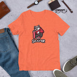 Skater Cat - Short-Sleeve Unisex T-Shirt