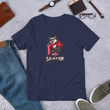 Skater Cat - Short-Sleeve Unisex T-Shirt