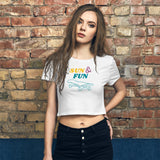 Sun and Fun - Women’s Crop Tee