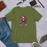 Skater Cat - Short-Sleeve Unisex T-Shirt