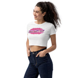 Organic Crop Top - Girls just want to have rights!