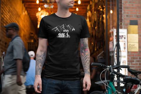 Mountain Biking - Short-Sleeve Unisex T-Shirt