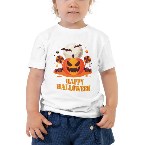 Happy Halloween - Toddler Short Sleeve Tee