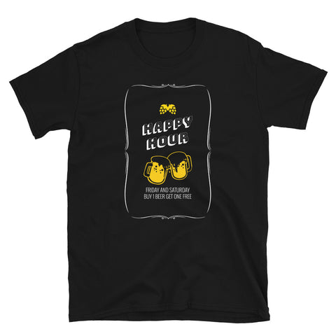 Happy Hour - Short-Sleeve Unisex T-Shirt