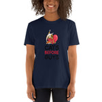 Cats Before Guys - Short-Sleeve Unisex T-Shirt