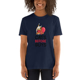 Cats Before Guys - Short-Sleeve Unisex T-Shirt