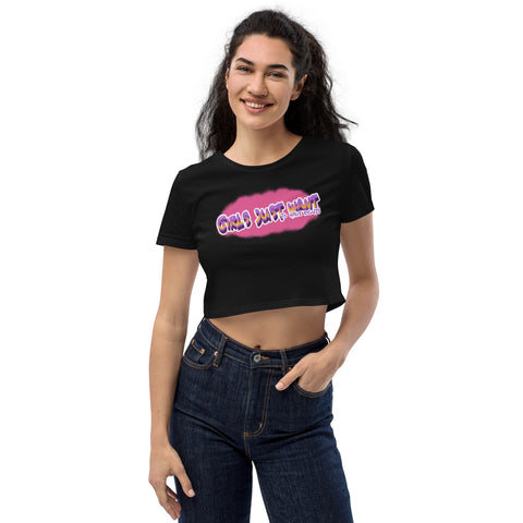 Organic Crop Top - Girls just want to have rights!